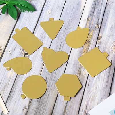 14mm سمك مربع جولة كعكة المجلس تخصيص حجم MDF