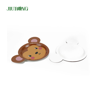 الصف الغذاء القابل للتحلل الحيوي لوحات صديقة للبيئة 230 * 230mm النقش