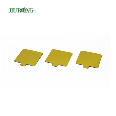لوح كعكة مستطيل MDF ذهبي قابل لإعادة الاستخدام يمكن التخلص منه 100 * 65 مللي متر مقاوم للدهون
