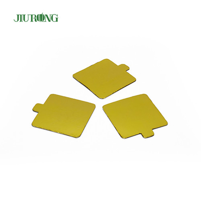لوح كعكة مستطيل MDF ذهبي قابل لإعادة الاستخدام يمكن التخلص منه 100 * 65 مللي متر مقاوم للدهون