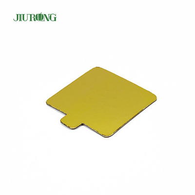 لوح كعكة مستطيل MDF ذهبي قابل لإعادة الاستخدام يمكن التخلص منه 100 * 65 مللي متر مقاوم للدهون