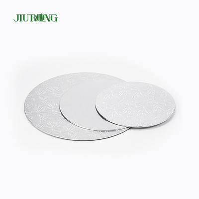 MDF ورقة مموجة ذهبية دائرية كعكة 10 بوصة JIURONG قابلة لإعادة التدوير