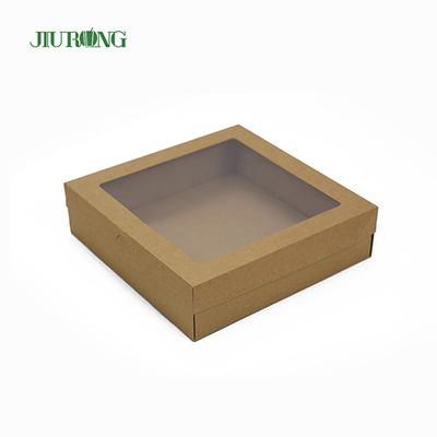 Jiurong ODM صديقة للبيئة الوجبات الجاهزة التعبئة والتغليف علبة الطعام المموج القابلة للتحلل الحيوي