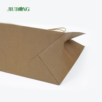 خذ بعيدا SOS Kraft Biodegradable Paper Bag Recyclable BSCI المعتمدة