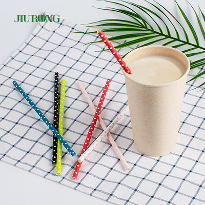 U شكل ورقة شراب القش الغذاء الصف Biodegrad ملفوفة بشكل فردي